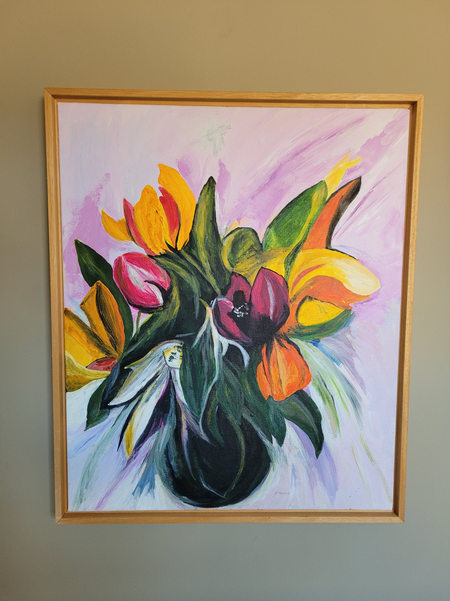Bloemenschilderij