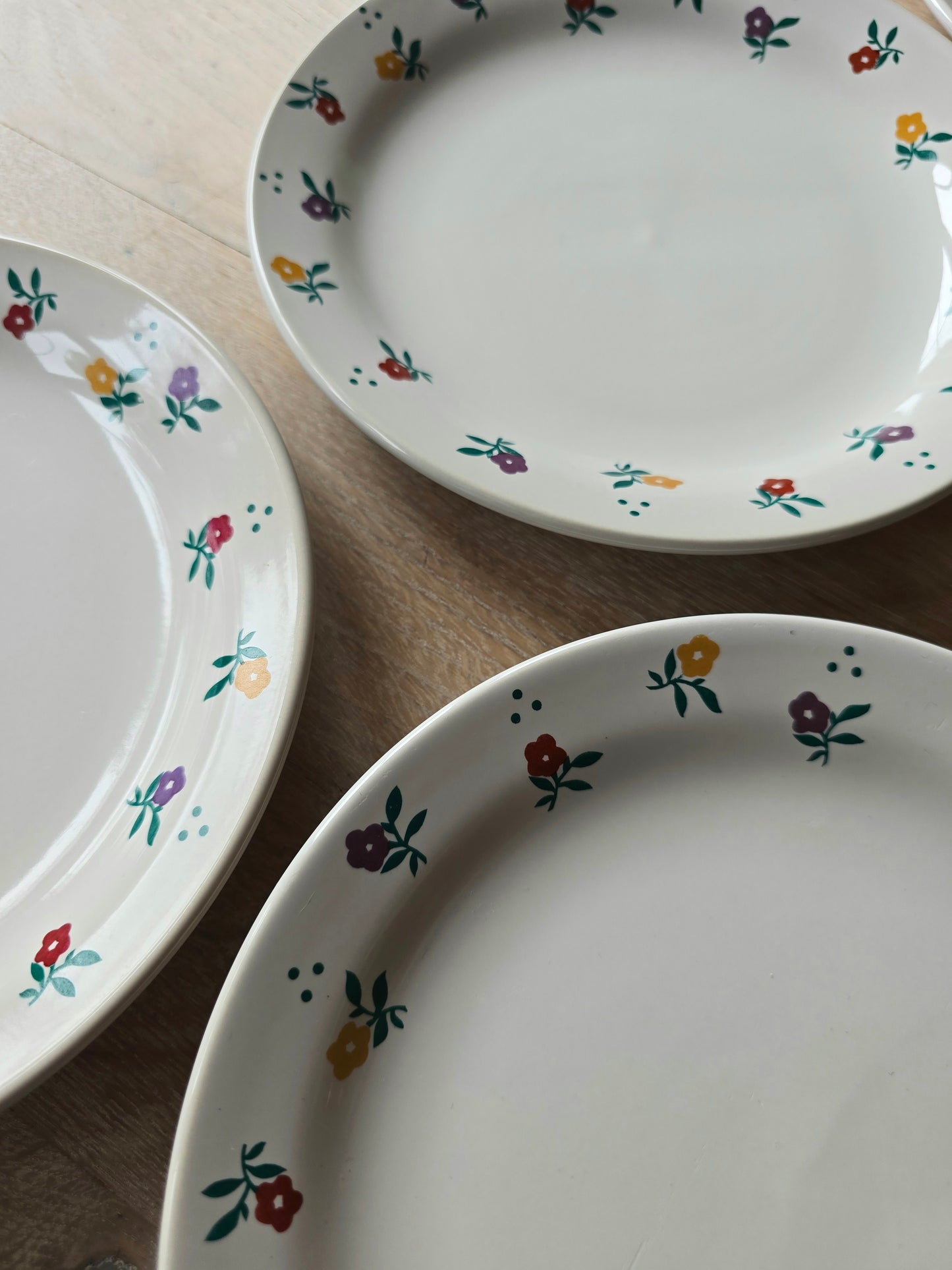 Ontbijtborden met bloemen (6)