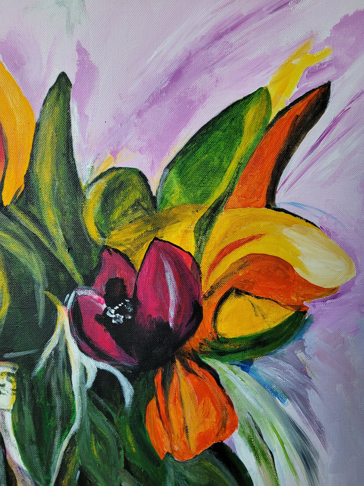 Bloemenschilderij