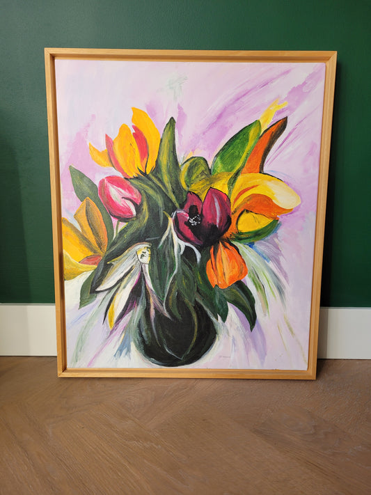 Bloemenschilderij