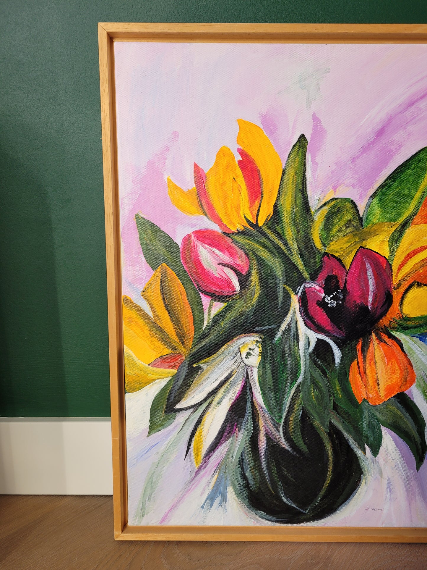 Bloemenschilderij