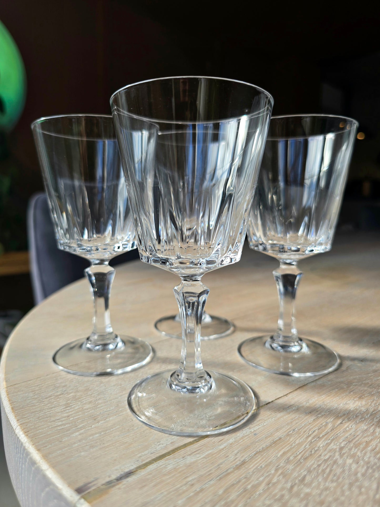 Kristallen wijnglazen (4)