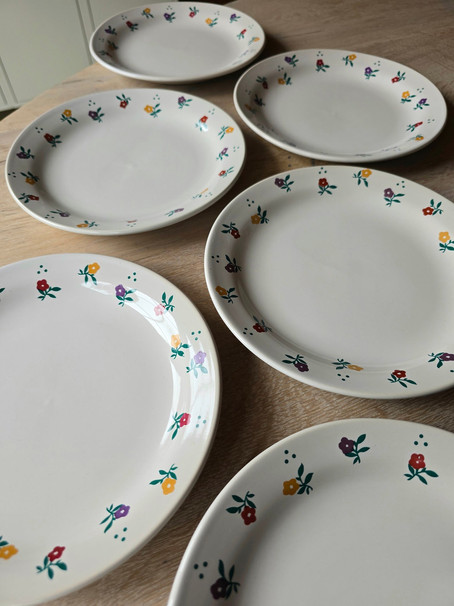 Ontbijtborden met bloemen (6)